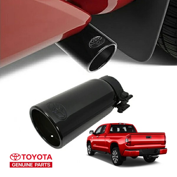 USトヨタ純正 12-21y トヨタ タンドラ TOYOTAロゴ入 マフラーチップ