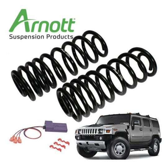 【ARNOTT 正規品】 03-09y ハマー H2 リアコイルスプリング サスペンション コンバージョンキット 2本セット バイパスモジュール付 エアサス 交換 コイル ショック