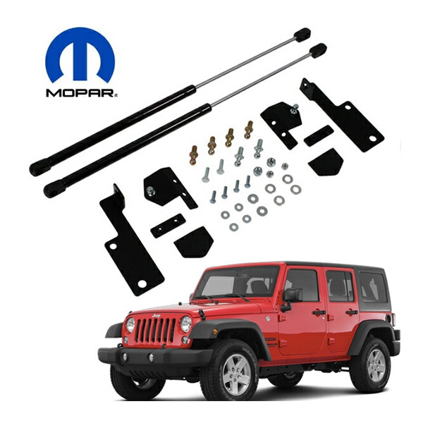 MOPAR純正 フロント ボンネットダンパー フードダンパー セット ジープ 07-18y JK ラングラー ラングラーアンリミテッド