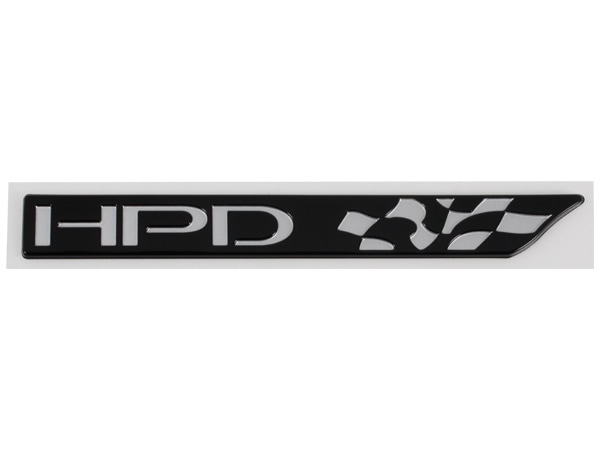 USホンダ純正 シビック ハッチバック/セダン FL系 HPDエンブレム(ブラック) リアゲート トランク エンブレム CIVIC HATCHBACK H/B