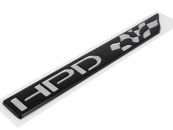 USホンダ純正 シビック ハッチバック/セダン FL系 HPDエンブレム(ブラック) リアゲート トランク エンブレム CIVIC HATCHBACK H/B