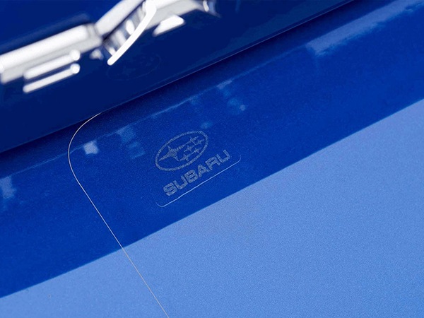 USスバル純正 リア バンパープロテクター バンパーガード ステップガード ガーニッシュ SUBARUロゴ入 クリア ウレタン樹脂製 傷防止 保護 スバル BRZ ZD8 