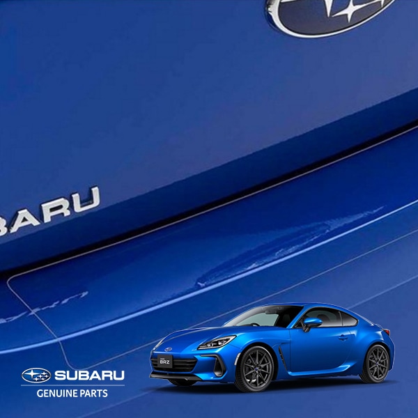 USスバル純正 リア バンパープロテクター バンパーガード ステップガード ガーニッシュ SUBARUロゴ入 クリア ウレタン樹脂製 傷防止 保護 スバル BRZ ZD8 