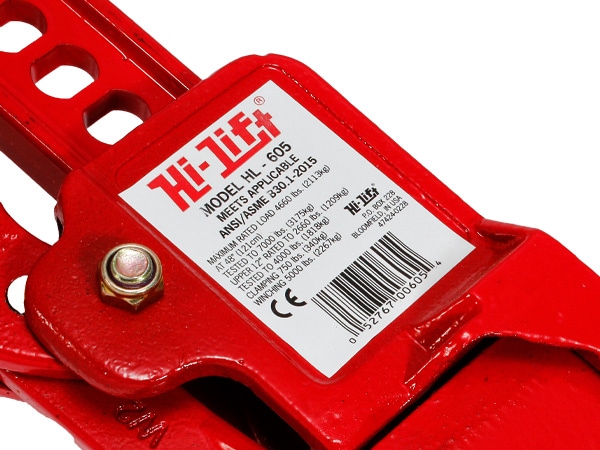 【Hi-Lift 正規品】HiLift 60インチ ハイリフト ジャッキ オールキャストシリーズ/レッド 全長152cm 耐荷重 3.1トン 約3175kg US製 HL-605