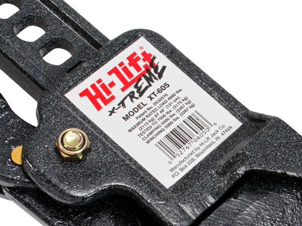【Hi-Lift 正規品】HiLift 60インチ ハイリフト ジャッキ エクストリームシリーズ/チャコール 全長152cm 耐荷重 3.1トン 約3175kg US製 XT-605