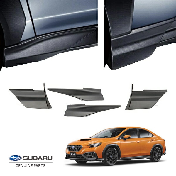 USスバル純正 マッドガード マッドフラップ 泥除け フロント/リア 4枚セット空力テクスチャー スバル WRX S4 VBH