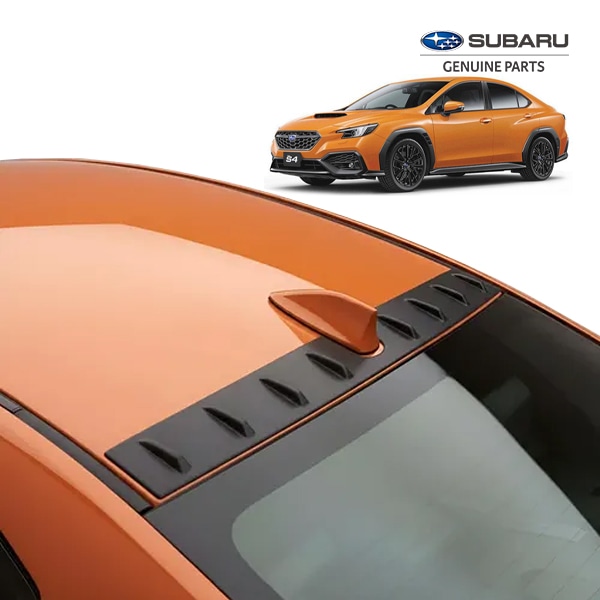 USスバル純正 WRX S4 VBH ボルテックスジェネレーター ブラック ABS製 ルーフスポイラー シャークフィン WRX標準アンテナ装着車