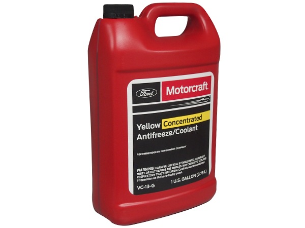フォード純正 モータークラフト MOTORCRAFT クーラント LLC 冷却水 冷却液 不凍液 オイルフルード イエロー 1ガロン/3.78L 濃縮タイプ VC13G フォード リンカーン マーキュリー系車種汎用