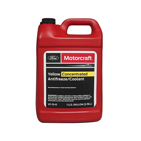 フォード純正 モータークラフト MOTORCRAFT クーラント LLC 冷却水 冷却液 不凍液 オイルフルード イエロー 1ガロン/3.78L 濃縮タイプ VC13G フォード リンカーン マーキュリー系車種汎用