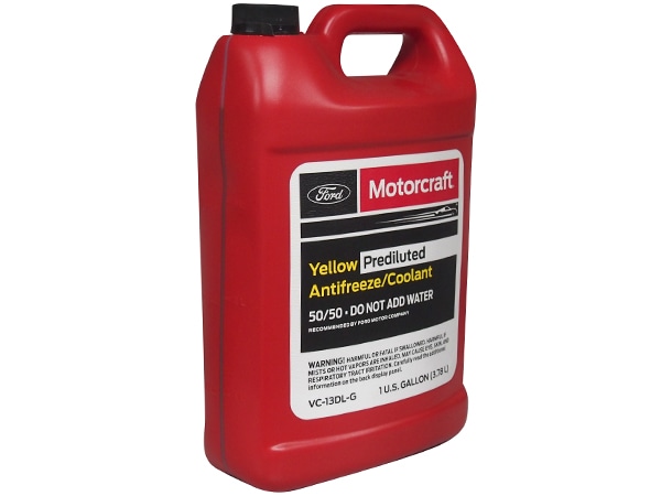 フォード純正 モータークラフト MOTORCRAFT クーラント LLC 冷却水 冷却液 不凍液 オイルフルード イエロー 1ガロン/3.78L 希釈タイプ VC13DLG 10y- フォード/リンカーン