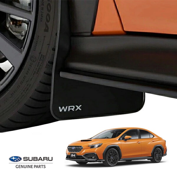 USスバル純正 マッドガード マッドフラップ 泥除け フロント/リア 4枚セット WRXロゴ入 スバル WRX S4 VBH