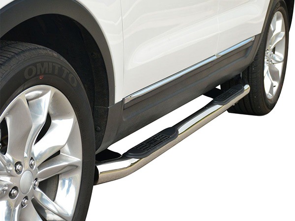 【ARIES 正規品】 ステンレス サイドステップ ラウンド サイドバー 3インチ チューブステップ クローム 11-19y フォード FORD エクスプローラー 