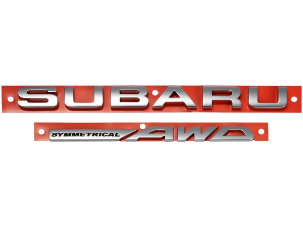 USスバル純正 SUBARU SYMMETRICAL AWD リアエンブレム  ゲートエンブレム フォレスター SK系 93079SJ010 