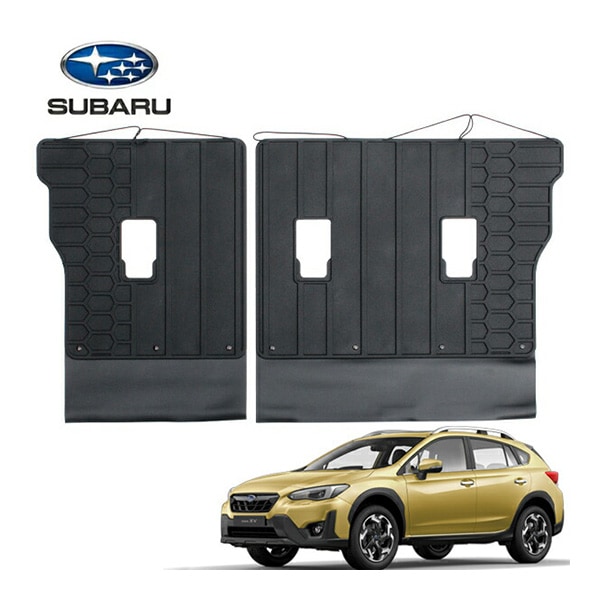 USスバル純正 XV GT系 リア シートバックカーゴプロテクター 後部座席背面カバー ラバーガード 傷防止 保護