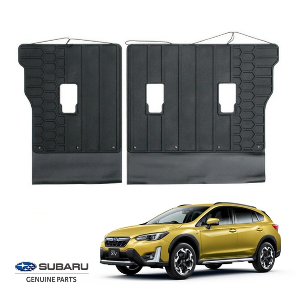 USスバル純正 XV GT系 リア シートバックカーゴプロテクター 後部座席背面カバー ラバーガード 傷防止 保護