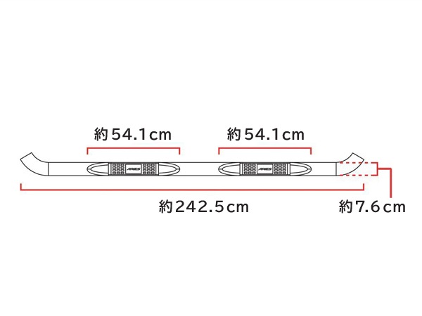 【ARIES 正規品】 ステンレス サイドステップ ラウンド サイドバー 3インチ チューブステップ クローム 07-21y トヨタ タンドラ クルーマックス 