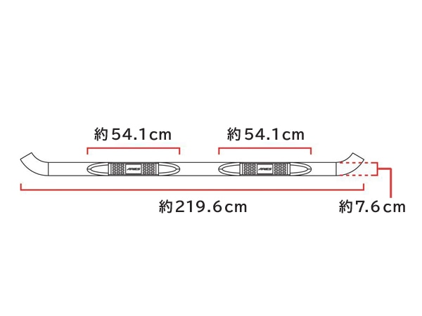 【ARIES 正規品】 スチール サイドステップ ラウンド サイドバー 3インチ チューブステップ グロスブラック 艶有り 07-21y トヨタ タンドラ ダブルキャブ