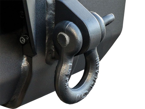 【ARIES 正規品】 汎用 カーボンスチール Dリング シャックルリング 牽引フック ブラックパウダーコート 2個セット JEEP ジープ JK ラングラーJL ラングラー等