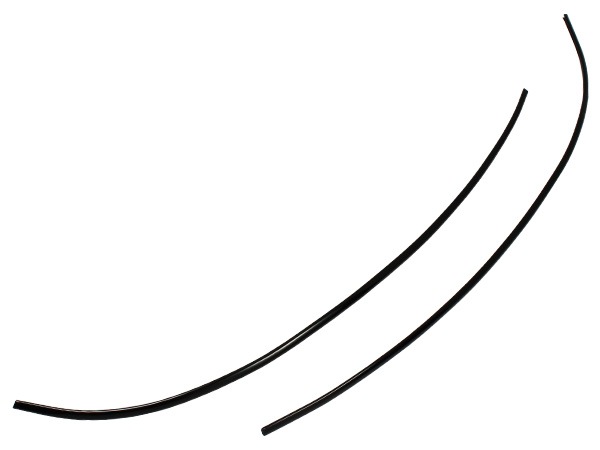 USスバル純正 BRZ(ZD8) ドアエッジガード クリスタルブラックシリカ/D4S ドアモール ドアエッジモール ドアエッジ プロテクター ドアガード ドアプロテクター 傷防止 保護 防音 防傷