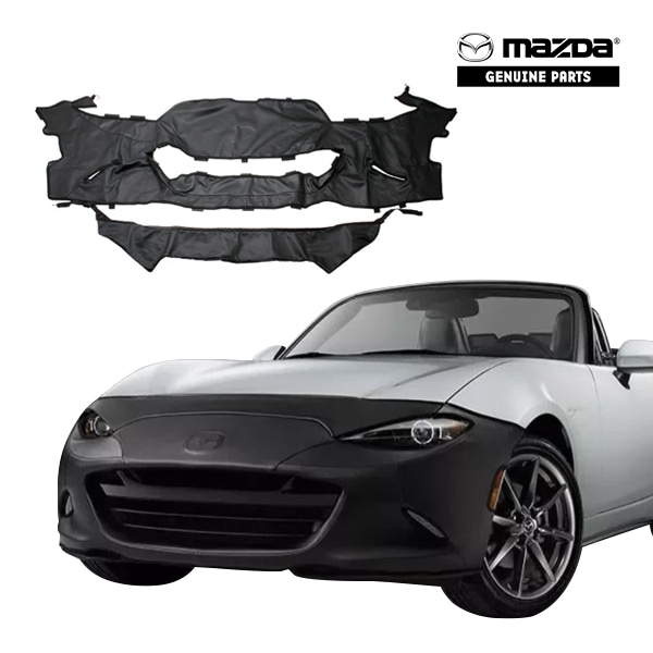USマツダ純正 ノーズブラ フロントマスク MAZDA ロードスター ND系 フロントリップ無し MX-5 MIATA ボンネットガード フードプロテクター ボンネットプロテクターフロントプロテクター 虫除け 飛び石