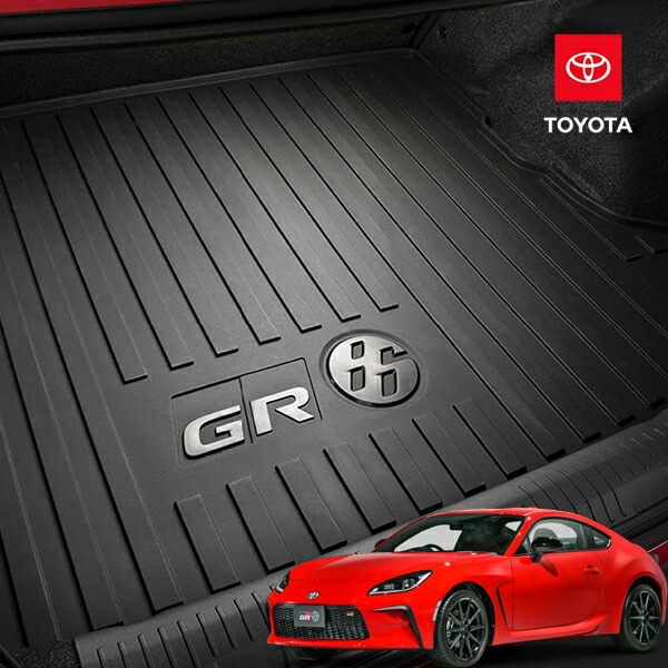 USトヨタ純正 リア カーゴマット ラゲッジマット カーゴライナー トランクマット ロゴ入 トヨタ GR86 ZN8 ハチロク