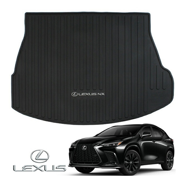 USレクサス純正 リア カーゴマット ラゲッジマット カーゴライナー トランクマット LEXUS NX ロゴ入 NX250 | NX350 | NX350h | NX450h | Fスポーツ 20系