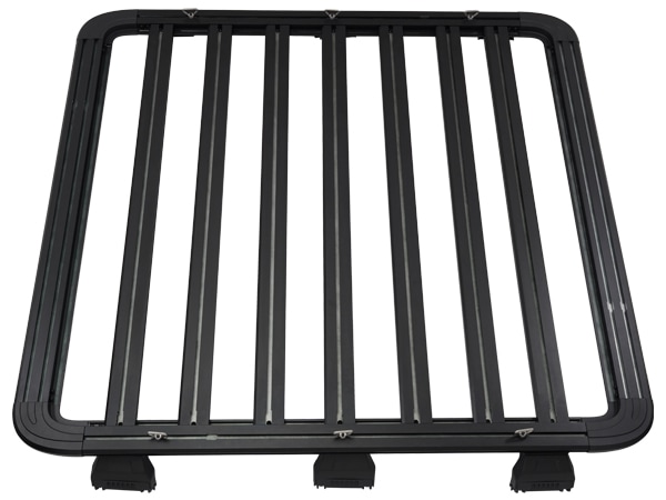 カリフォルニアカスタム ジープ JL ラングラー 2ドア 4ドア プラットフォーム フラット ルーフラック フラットラック 1600×1400mm パウダーコート仕上げ アウトドア