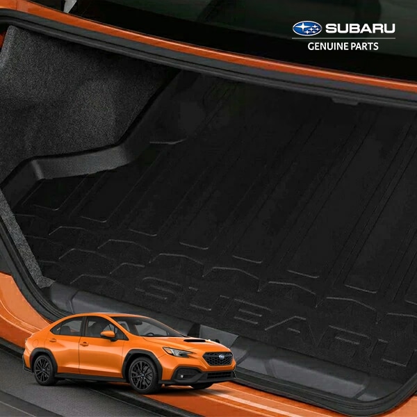 USスバル純正 リア カーゴマット ラゲッジマット カーゴライナー トランクマット SUBARU ロゴ入 現行 スバル WRX S4 VB VBH
