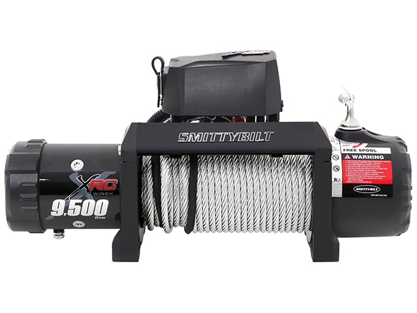【Smittybilt 正規品】 XRC GEN2 9.5 12V 防水仕様 IP67 電動 ウインチ 97495 ワイヤー ロープ 最大牽引力 4,309kg スミッティビルト JK/JL ラングラー JT グラディエーター