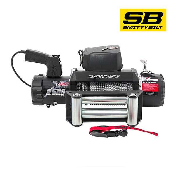 【Smittybilt 正規品】 XRC GEN2 9.5 12V 防水仕様 IP67 電動 ウインチ 97495 ワイヤー ロープ 最大牽引力 4,309kg スミッティビルト JK/JL ラングラー JT グラディエーター