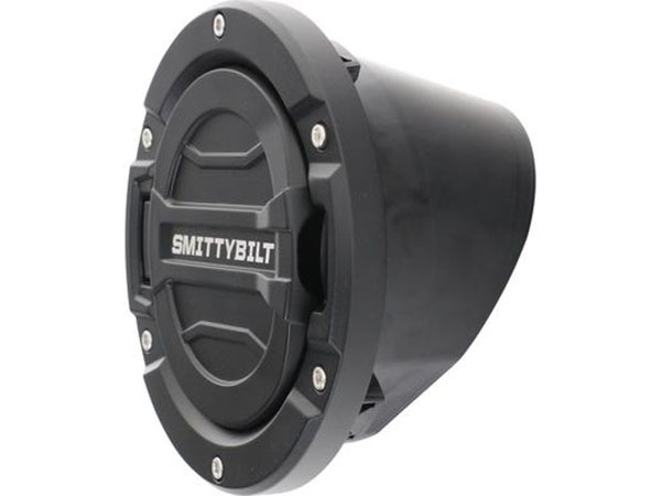 【Smittybilt 正規品】 ビレットガスカバー フューエルドア 燃料タンクカバー ガスドア テクスチャード ブラック 18y- ジープ JL ラングラー 2ドア 4ドア 75008 スミッティビルト