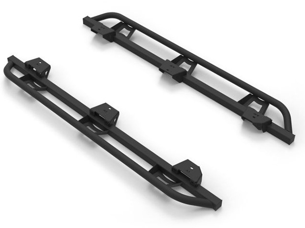 【N-FAB 正規品】 トレイルスライダー ロックスライダー テクスチャード ブラック 艶なし 18y- ジープ JL ラングラー 4ドア TSJ184TX エヌファブ