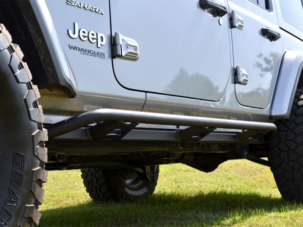 【N-FAB 正規品】 トレイルスライダー ロックスライダー テクスチャード ブラック 艶なし 18y- ジープ JL ラングラー 4ドア TSJ184TX エヌファブ