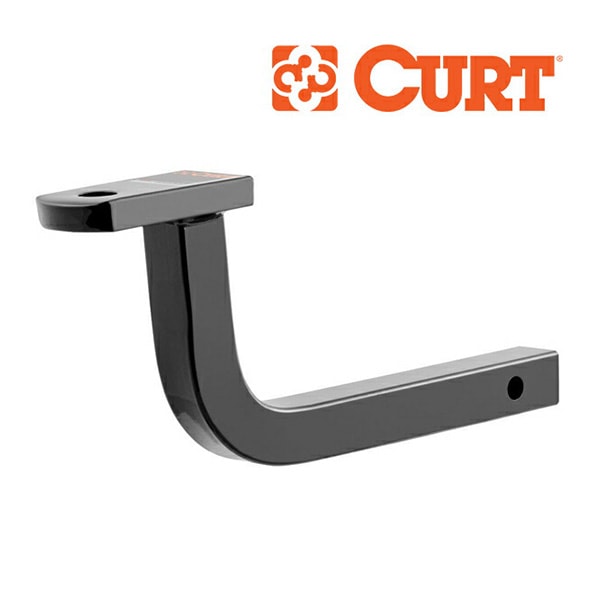 【CURT 正規品】 トレーラーヒッチ用 ヒッチボールマウント 1.25インチ角 45015 クラス2 5インチライズ 約12.7cm 最大牽引能力 約1587kg