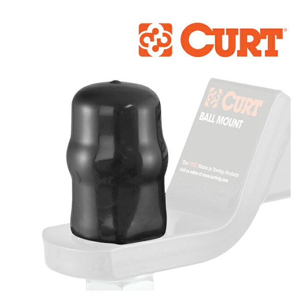 【CURT 正規品】 ヒッチボールカバー ヒッチキャップ 21800 ロゴ無 ゴム製 1-7/8インチ～2インチ
