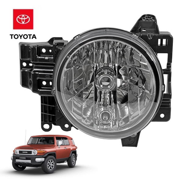 トヨタ純正  FJクルーザー GSJ150W ヘッドランプ ヘッドライト 右側 日本仕様 RH 運転席側 バルブ付 レベライザー有り