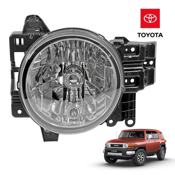 トヨタ純正  FJクルーザー GSJ150W ヘッドランプ ヘッドライト 左側 日本仕様 LH 助手席側 バルブ付 レベライザー有り