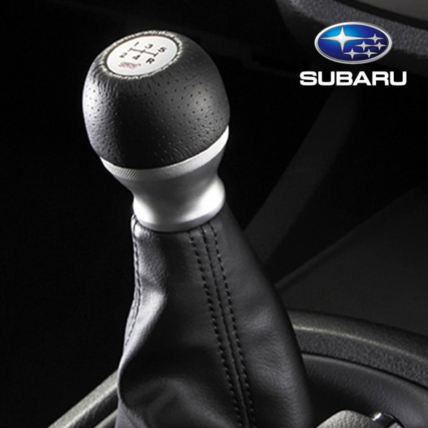 USスバル純正 パンチングレザー+アルミ シフトノブ STIロゴ入 5M/T用 インプレッサ ハッチバック GH系 | レガシィB4 BL系| レガシィツーリングワゴン BP系 | フォレスター SH系 C1010FG000