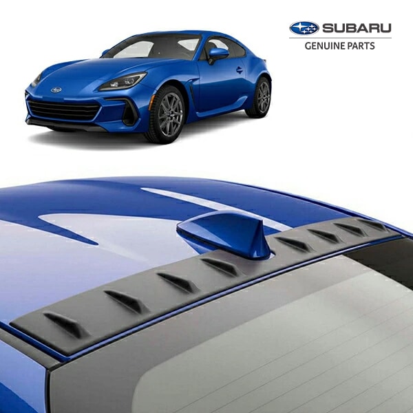 USスバル純正 SUBARU BRZ ZD8 ボルテックスジェネレーター ブラック ABS製 ルーフスポイラー シャークフィン アンテナ対応