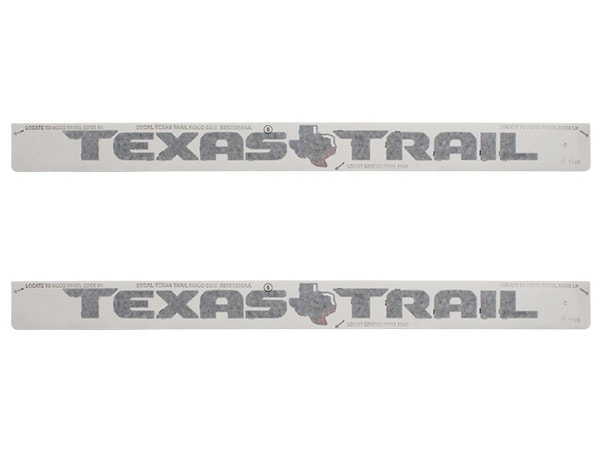 MOPAR純正 Texas Trail スペシャルエディション ボンネットサイドデカール 2枚セット ステッカー 20y- ジープ JT グラディエーター 18y JL ラングラー