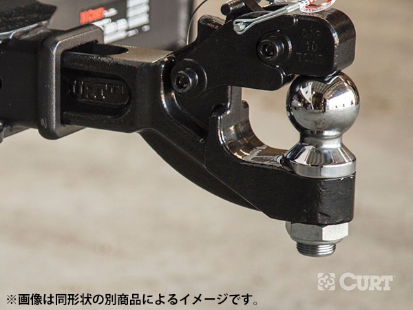【CURT 正規品】 クラス4 トレーラーヒッチ用 レシーバーマウント 48007 2インチ角 約5.08cm 2インチヒッチボール付