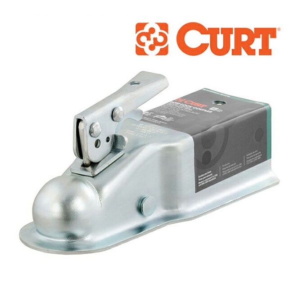 【CURT 正規品】 クラス3 ポジロック付 ヒッチカプラー 25100 3インチチャンネル 2インチヒッチボール用 3インチ 約7.62cm 最大牽引性能 約2267kg