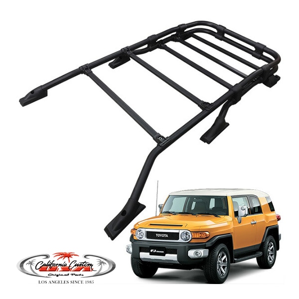 カリフォルニアカスタム トヨタ FJクルーザー GSJ150W ルーフキャリア ルーフラック アルミフレーム テクスチャーブラック 1台分