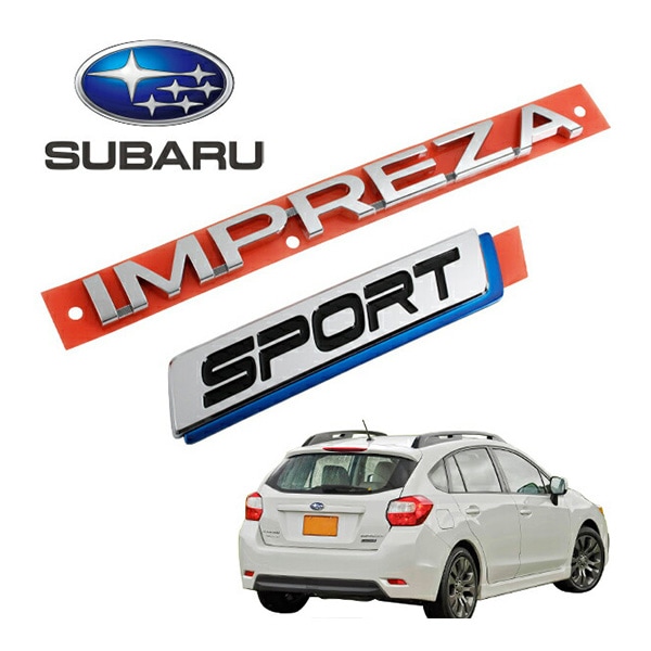 USスバル純正 インプレッサ IMPREZA SPORT リアエンブレム  ゲートエンブレム インプレッサスポーツ GP GJ系