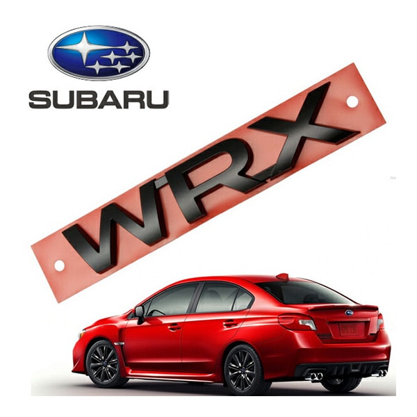 USスバル純正 WRX リアエンブレム  ゲートエンブレム ブラック SUBARU WRX STI/S4 VA系