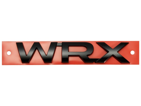 USスバル純正 WRX リアエンブレム ゲートエンブレム ブラック SUBARU 