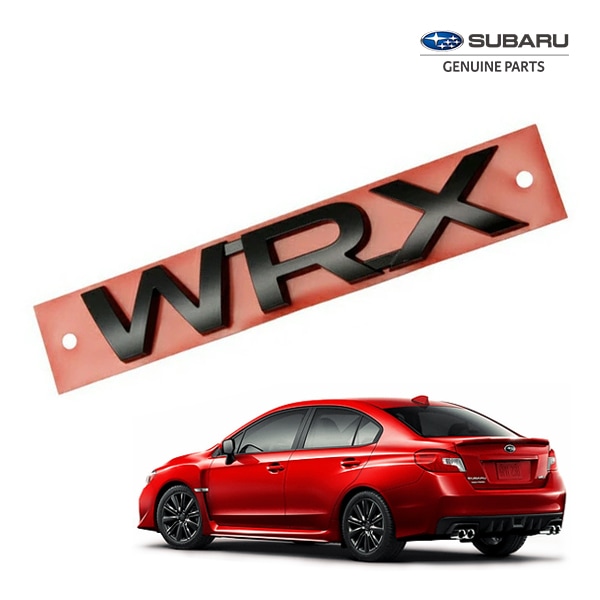 USスバル純正 WRX リアエンブレム  ゲートエンブレム ブラック SUBARU WRX STI/S4 VA系