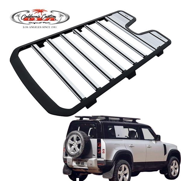 カリフォルニアカスタム ランドローバー ディフェンダー 110 ロングホイールベース L663 LE系 ルーフラック ルーフバスケット ルーフキャリア エクスペディションタイプ 長約223cm×幅約132cm×高約8cm