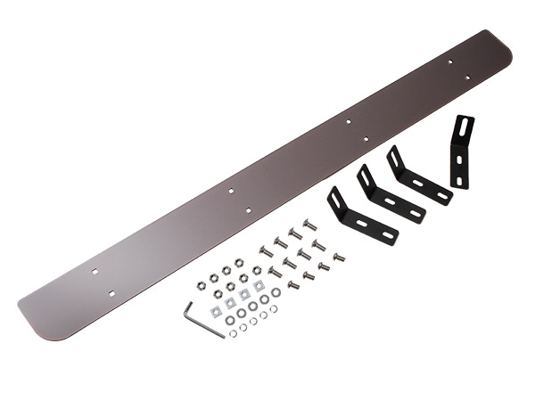 カリフォルニアカスタム フラットラック用 フェアリング ルーフラック クロスバー ベースキャリア ルーフキャリア フラットルーフラック装備車 幅110cm×縦10cm 半透明樹脂製 ビス付属