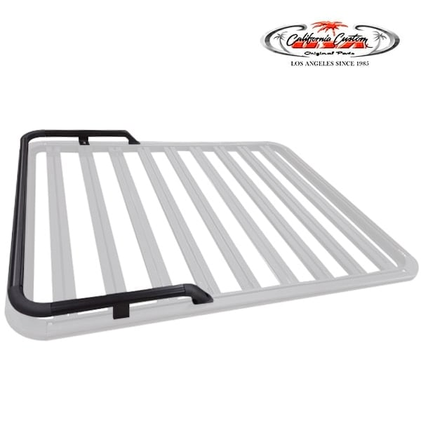 カリフォルニアカスタム ジープ JK ラングラー | JL ラングラー フラットラック用 サイドアーム ルーフラック クロスバー ベースキャリア ルーフキャリア フラットルーフラック装備車 幅約140cm 縦約87.5cm TYPE-B コの字タイプ1セット